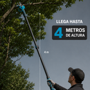 Podadora Eléctrica Inalámbrica con Brazo Extensor BiVolt 600W y 2 Baterías + REGALO: Bolsa Multiuso - ¡Llevá 2 y Pagá 1!