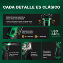 Kit Taladro y Atornillador Profesional Titan Black Liviano y Compacto + REGALO: 2 Baterías de Repuesto y Kit de Brocas